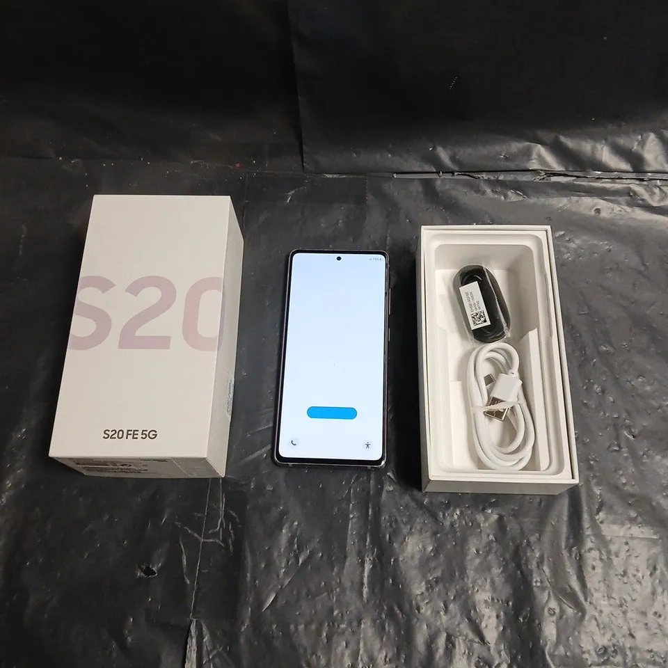 BOXED SAMSUNG GALAXY S20 FE 5G – CLOUD LAVENDER – 128GB