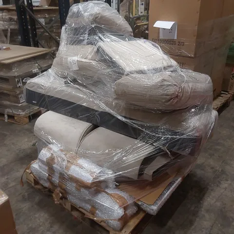 PALLET OF ASSORTED FURNITURE AND SOFA PARTS 