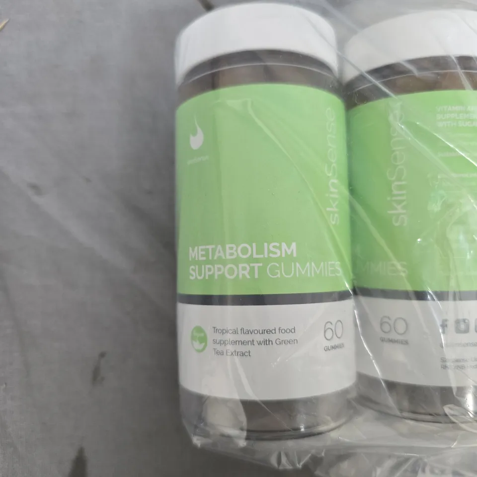 SKINSENSE METABOLISM SUPPORT GUMMIES – 3 X 60 GUMMIES, TROPICAL FLAVOUR