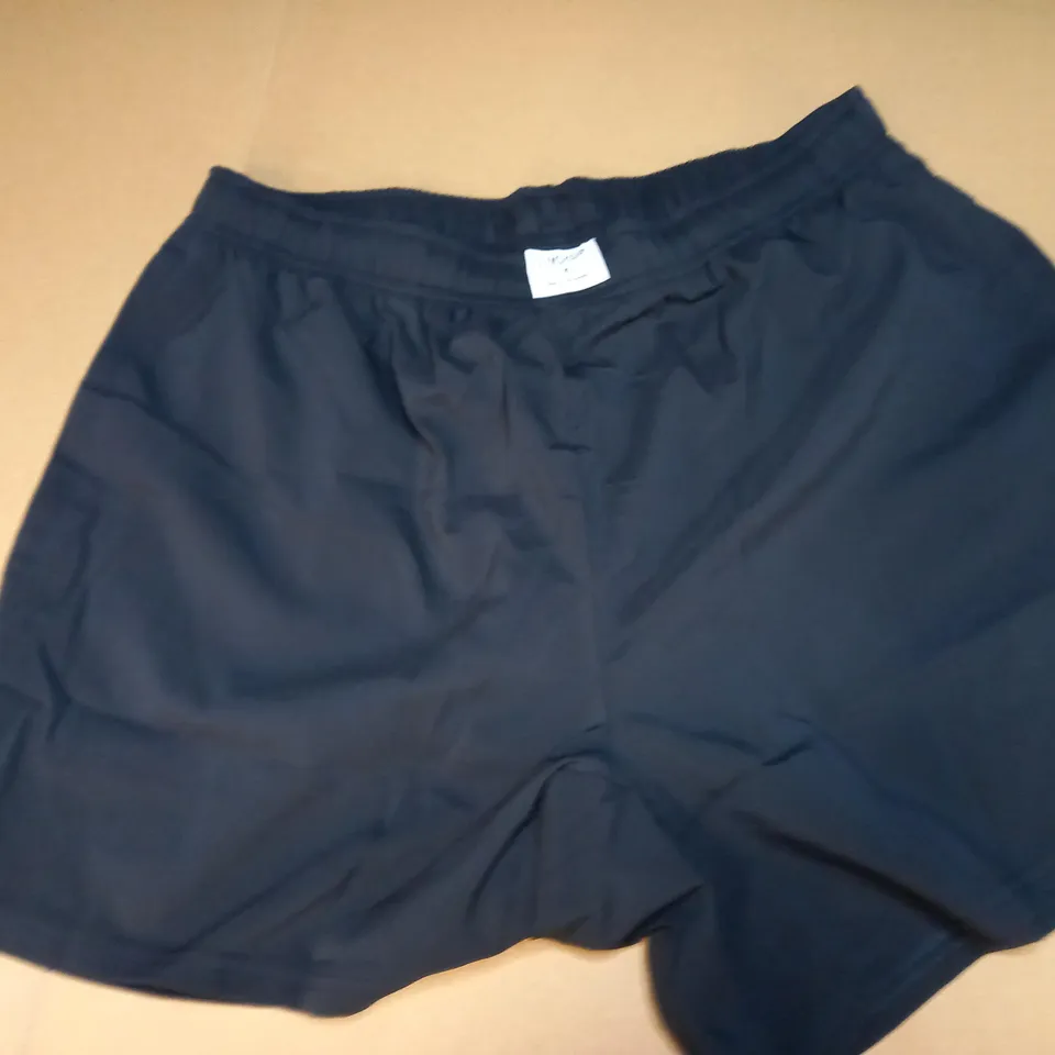 GYMSHARK SPORTY SHORTS IN BLACK - MEDIUM