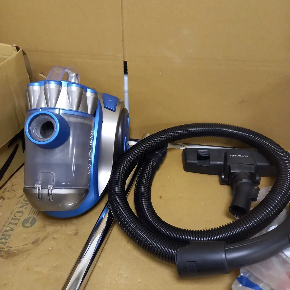 VYTRONIX CYL01 POWERFUL COMPACT CYCLONIC BAGLESS CYLINDER VACUUM CLEANER