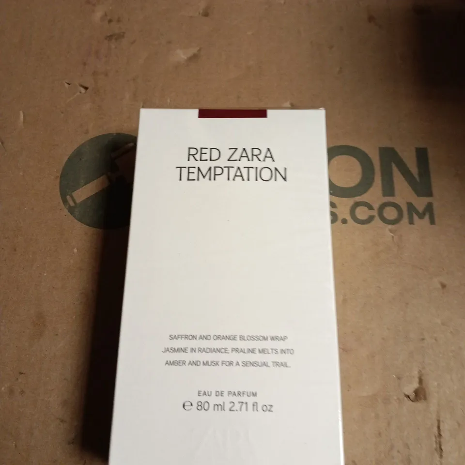  RED ZARA TEMPTATION EAU DE PARFUM 80 ML – BOXED