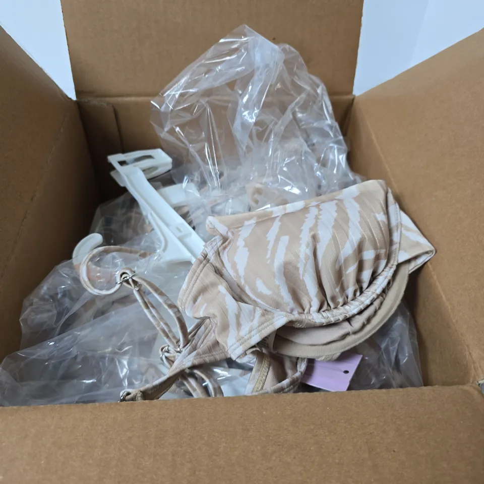 BOX OF APPROXIMATELY 12 WILD FABLE PADDED BRALETTE - BEIGE - SIZE S