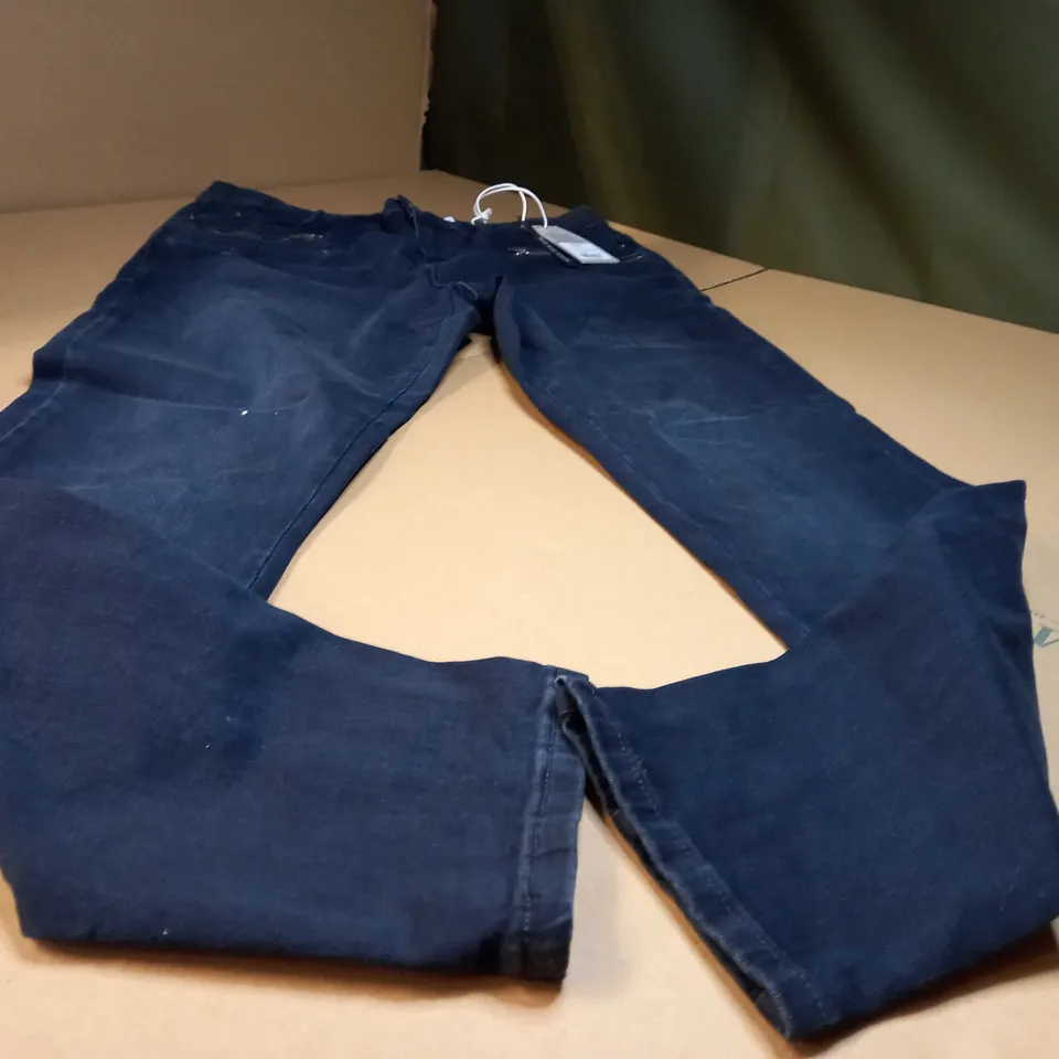 MINT VELVET DARK INDIGO BIKER JEANS - SIZE 16R