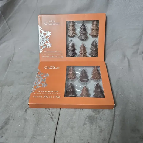 HOTEL CHOCOLAT THE ENCHANTED FOREST CHOCOLATE TREES – 2 X 110 G BOXES