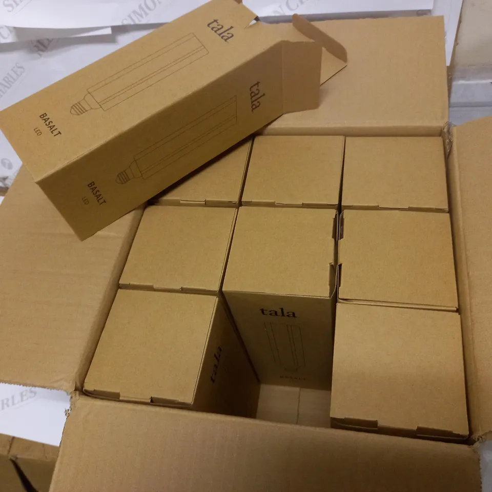 BOX OF 9 BULBS FOR TALA BASALT LED NINE PENDANT CLUSTER CEILING LIGHT, BRASS