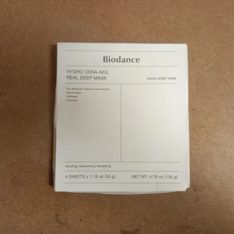 BIODANCE HYDRO CERA-NOL REAL DEEP MASK (4 SHEETS)