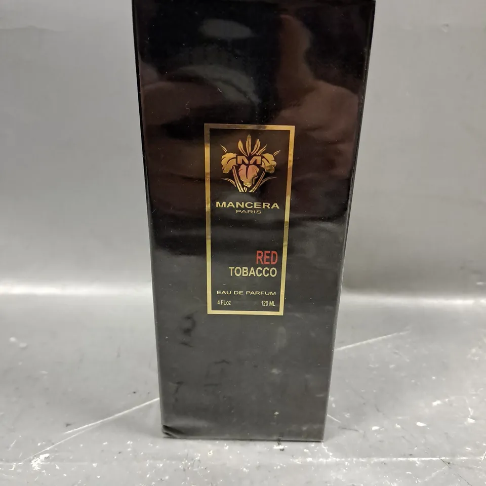 BOXED AND SEALED MANCERA PARIS RED TOBACCO EAU DE PARFUM 120ML