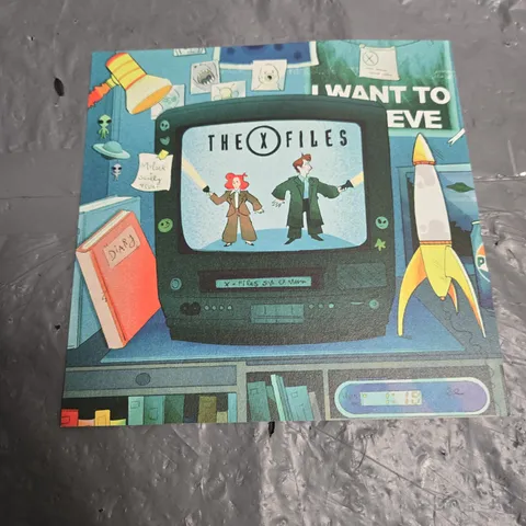 THE X-FILES POSTER – RETRO TV SCENE ARTWORK