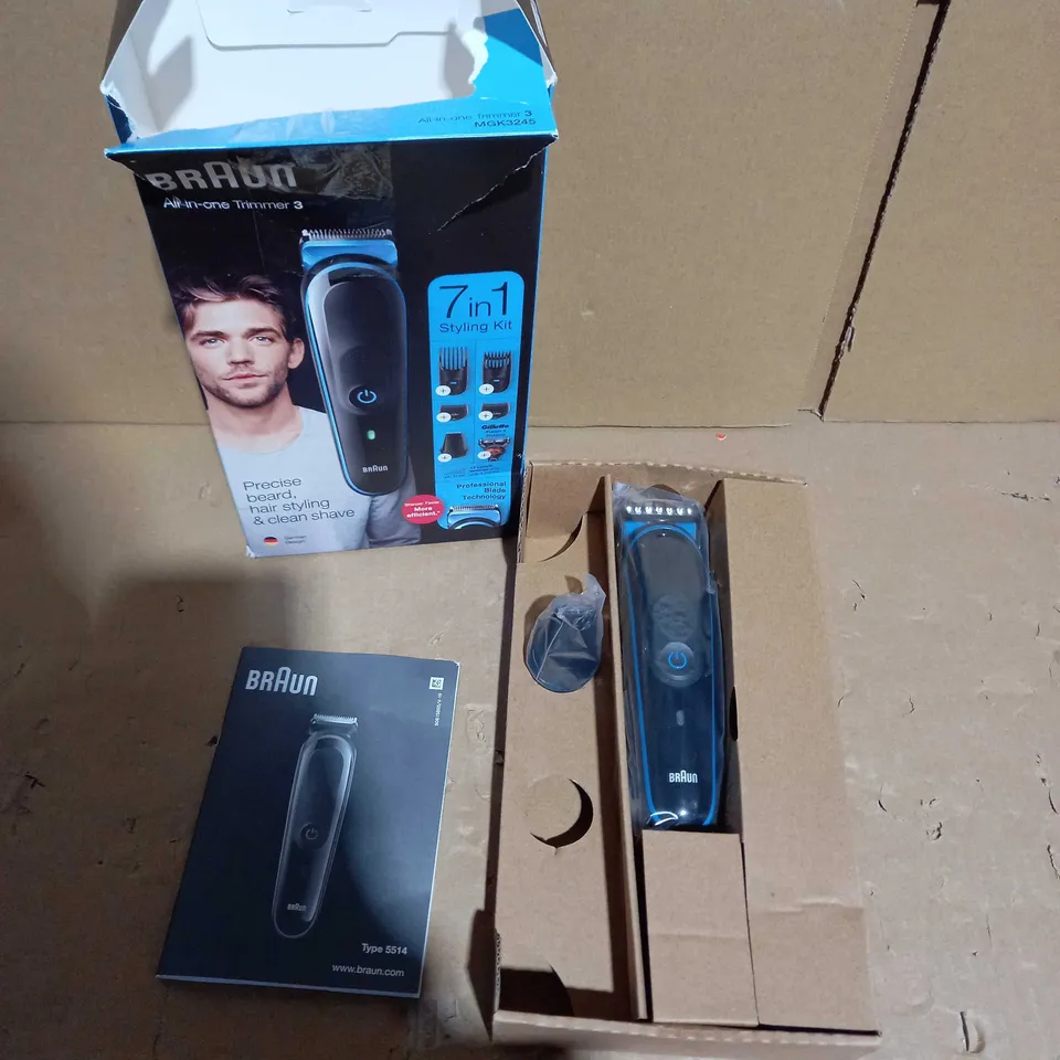 BOXED BRAUN ALL IN ONE TRIMMER 3