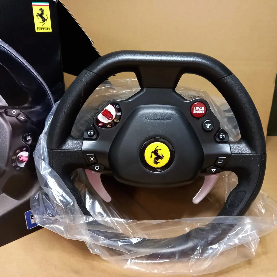 BOXED FERARI THRUSTMASTER T80 STEERING WHEEL/PEDALS