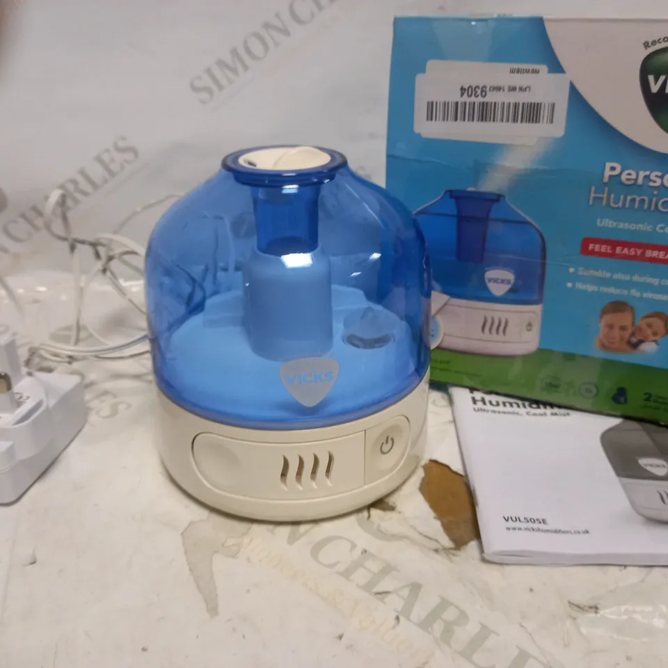 VICKS VUL505 COOL MIST PERSONAL HUMIDIFIER