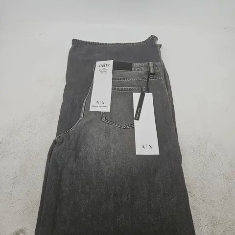 ARMANI EXCHANGE JEANS – 28R BOOT CUT LOOSE LOW RISE
