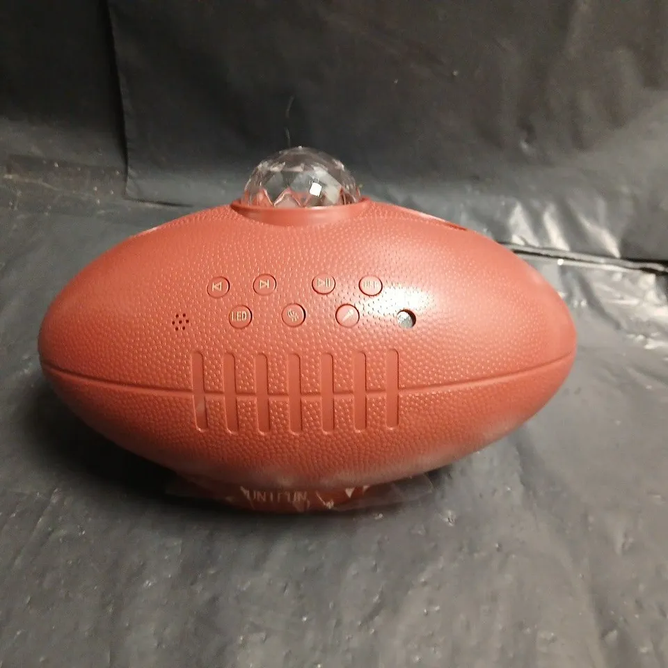 BOXED RUGBY BALL 4 IN 1 MUSIC STAR PROJECTOR LIGHT