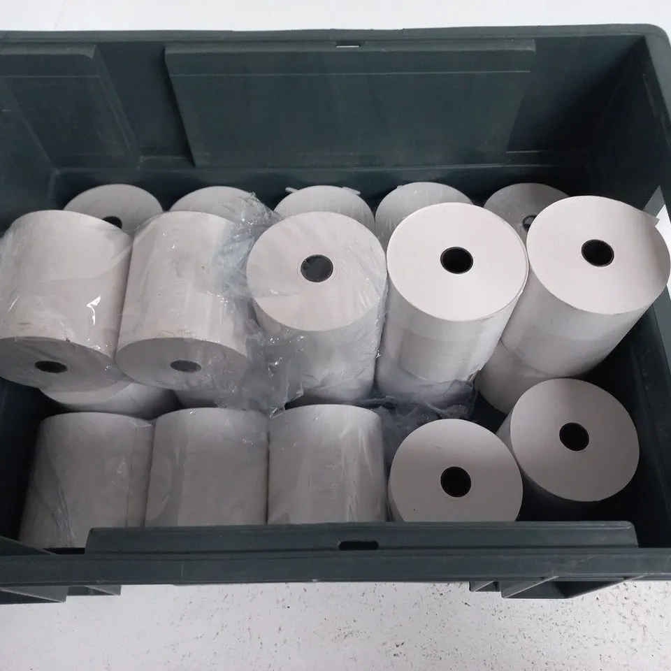 LOT OF APPROXIMATELY 30 ROLLS OF PRINTER LABELS