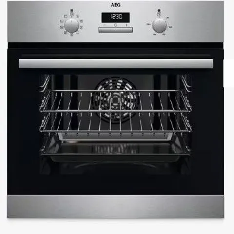 AEG BSX23101XM BUILT IN ELECTRIC SINGLE OVEN, STAINLESS STEEL