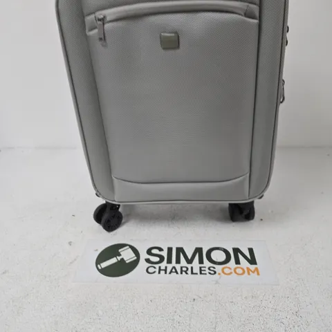 TOPMOVE GREY TRAVEL SUITCASE WITH BUILT-IN LOCK, WHEELED