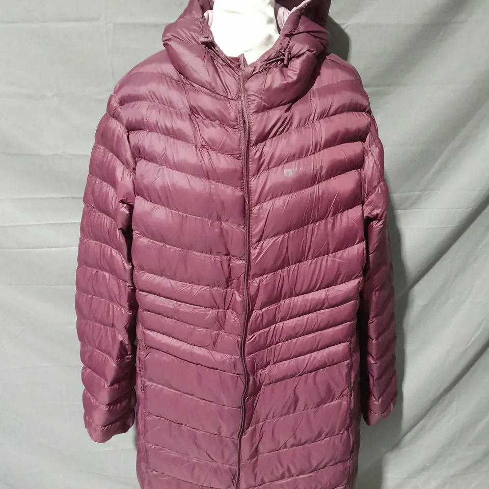 MOUNTAIN WAREHOUSE PADDED LONG JACKET WITH HOOD - UK 20