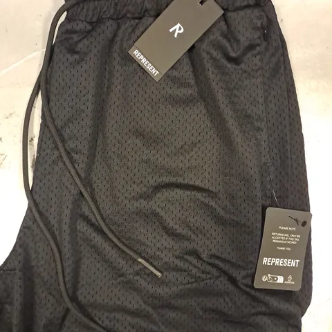 REPRESENT OWNERS CLUB MESH SHORTS IN BLACK SIZE XL