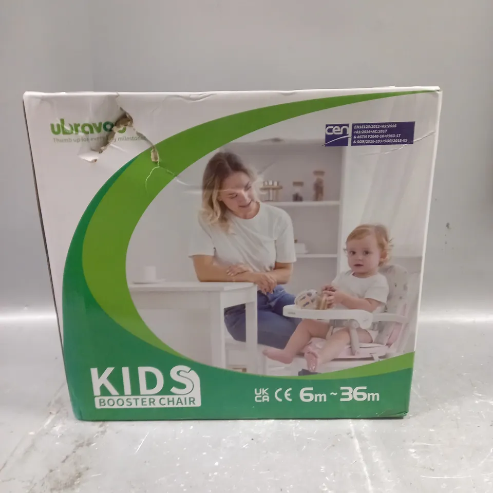 BOXED UBRAVOO KIDS BOOSTER CHAIR - 6M-36M