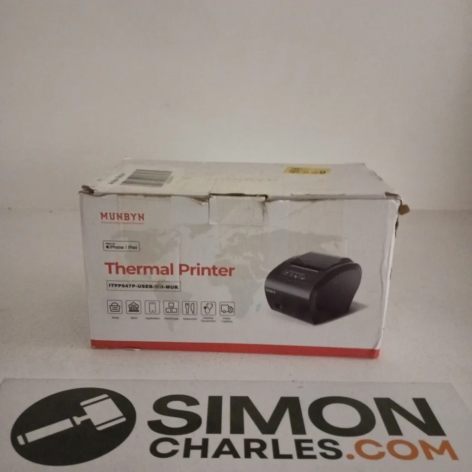 MUNBYN THERMAL PRINTER - USB - BOXED