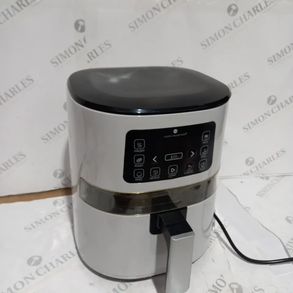 BOXED COOK'S ESSENTIALS 4.0L AIR FRYER, COOL GREY