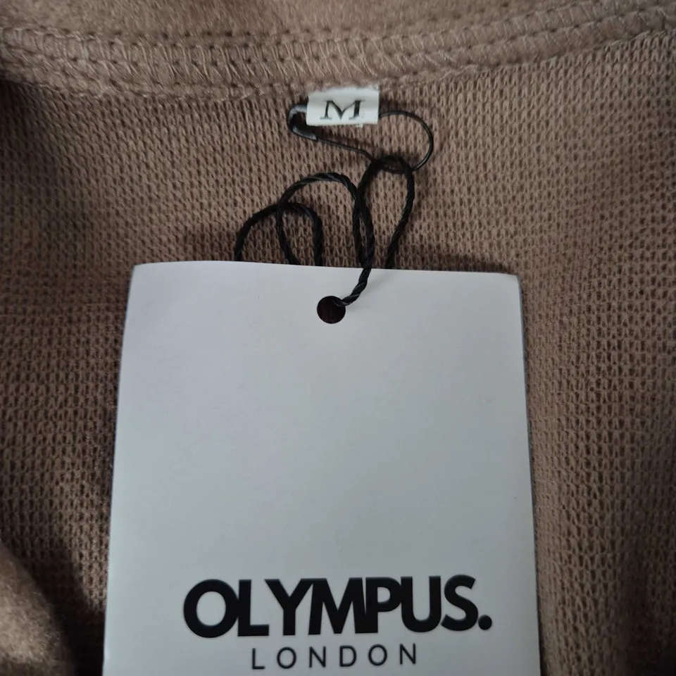 OLYMPUS LONDON CAMEL COAT - WOMEN'S WOOL-BLEND, SIZE M, 