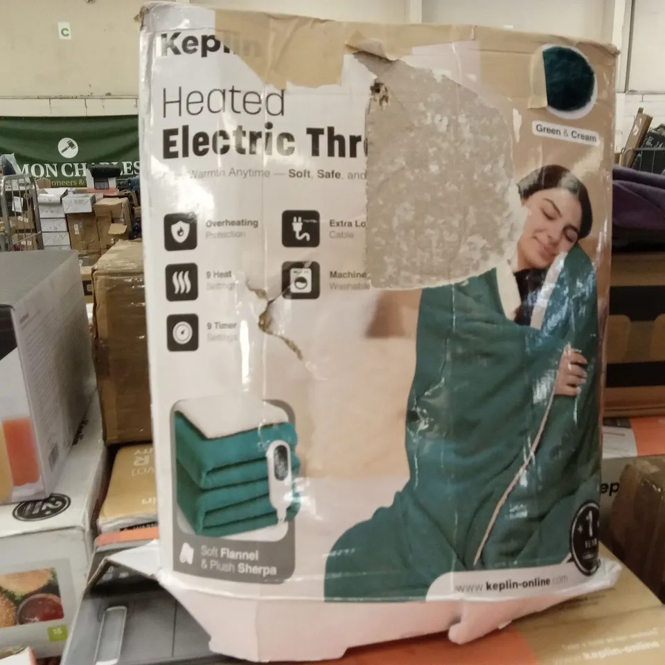 KEPLIN HEATED ELECTRIC THROW 