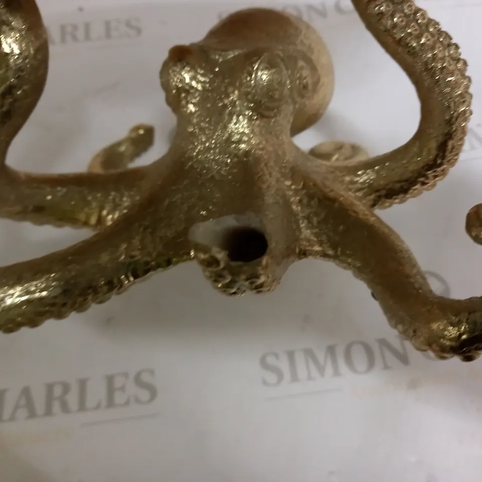 GOLDEN OCTOPUS SERVING TRAY