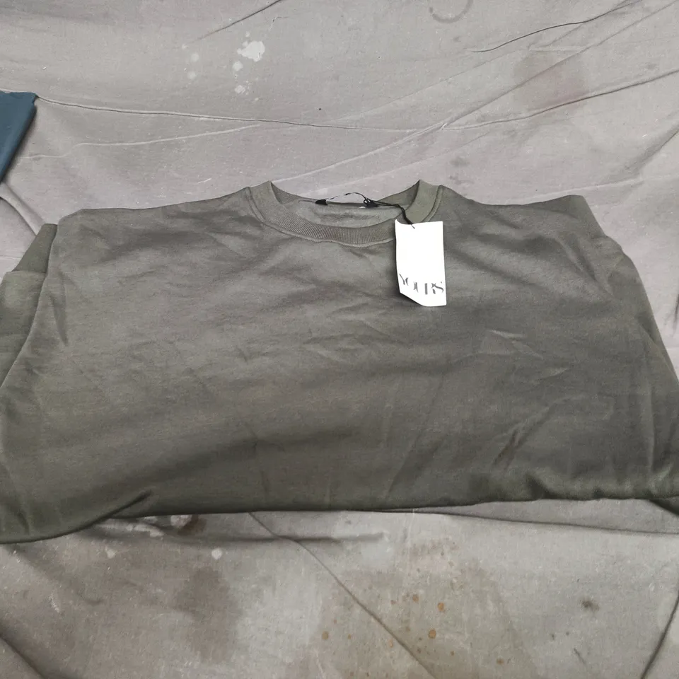 YOURS GREY CREWNECK SWEATSHIRT – UK 32-34 (EU 50-52)