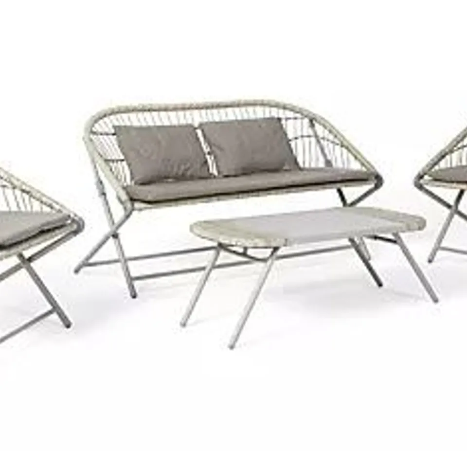 BOXED INNOVATORS HOLLY CONVERSATION SET - TAUPE (1 BOX)