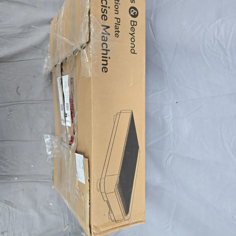 BLISS & BEYOND VIBRATION PLATE EXERCISE MACHINE – BOXED