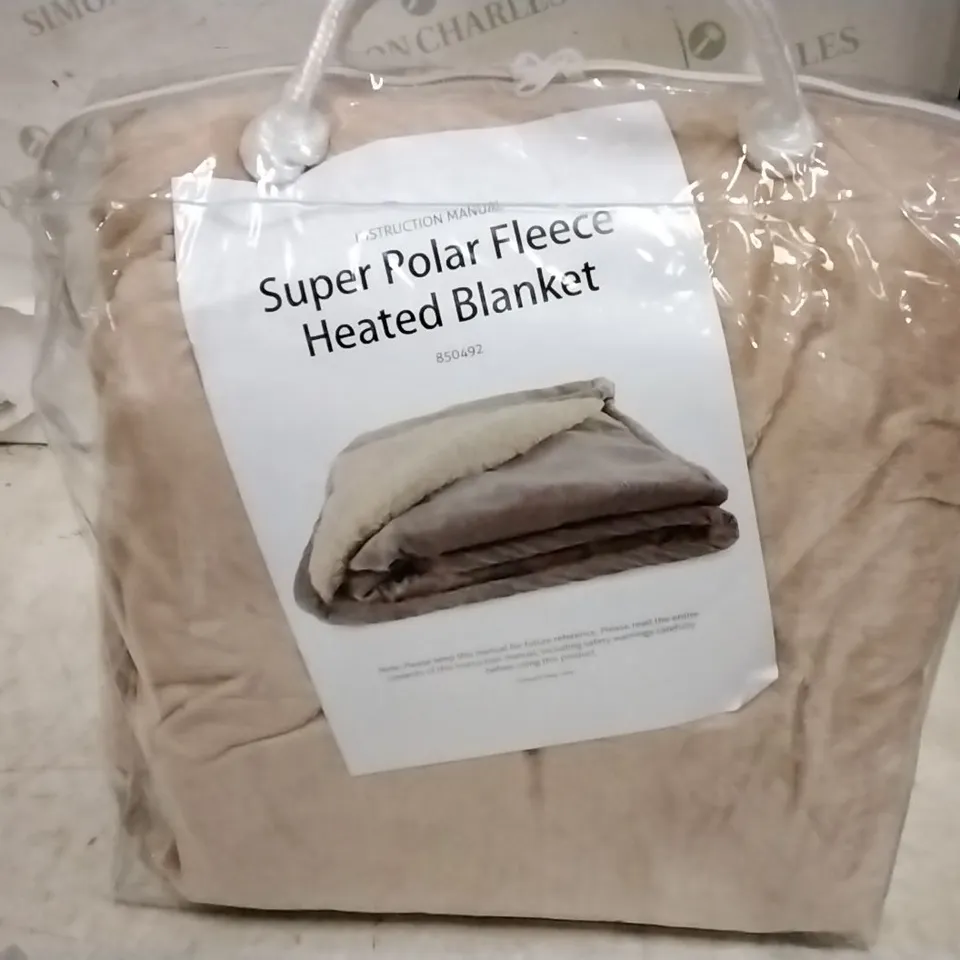 SUPER POLAR FLEECE 160 X 120 CM BLANKET ROSE