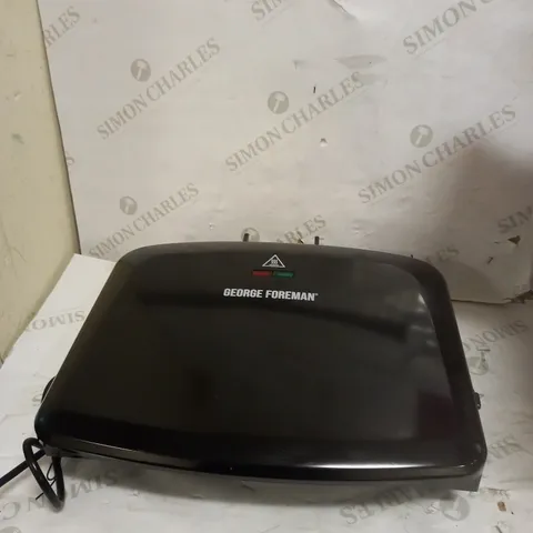 GEORGE FOREMAN MEDIUM REMOVABLE PLATES GRILL, BLACK [24330]