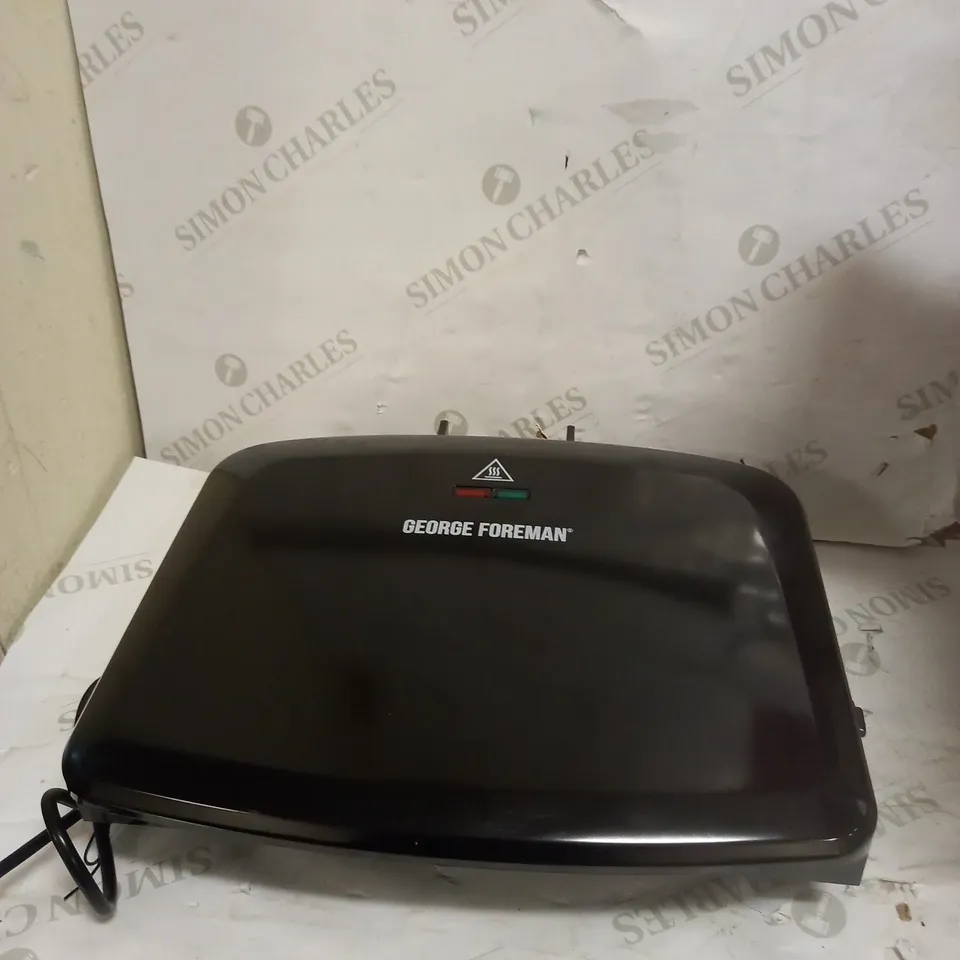 GEORGE FOREMAN MEDIUM REMOVABLE PLATES GRILL, BLACK [24330]