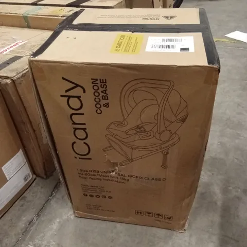 BOXED ICANDY COCOON CAR SEAT & BASE 