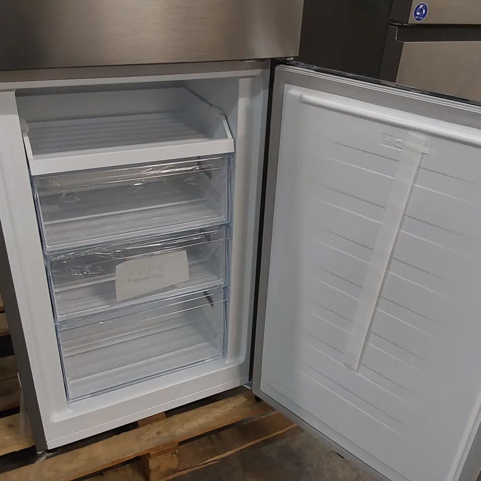 HISENSE RB327N4WC1 155CM FREESTANDING 50/50 FRIDGE FREEZER IN SILVER - UNPROCESSED RAW RETURN