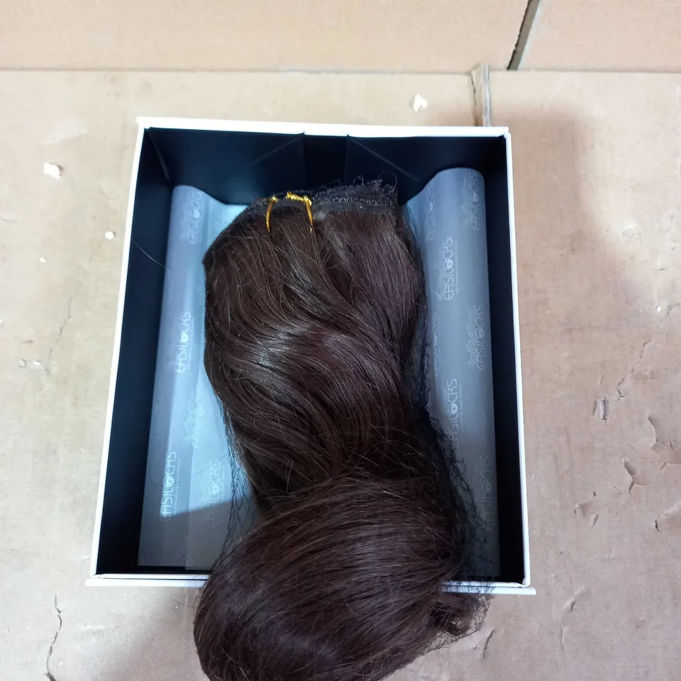 EASILOCKS 10PC VOLUME HAIR EXTENSIONS - BROWN COCOA
