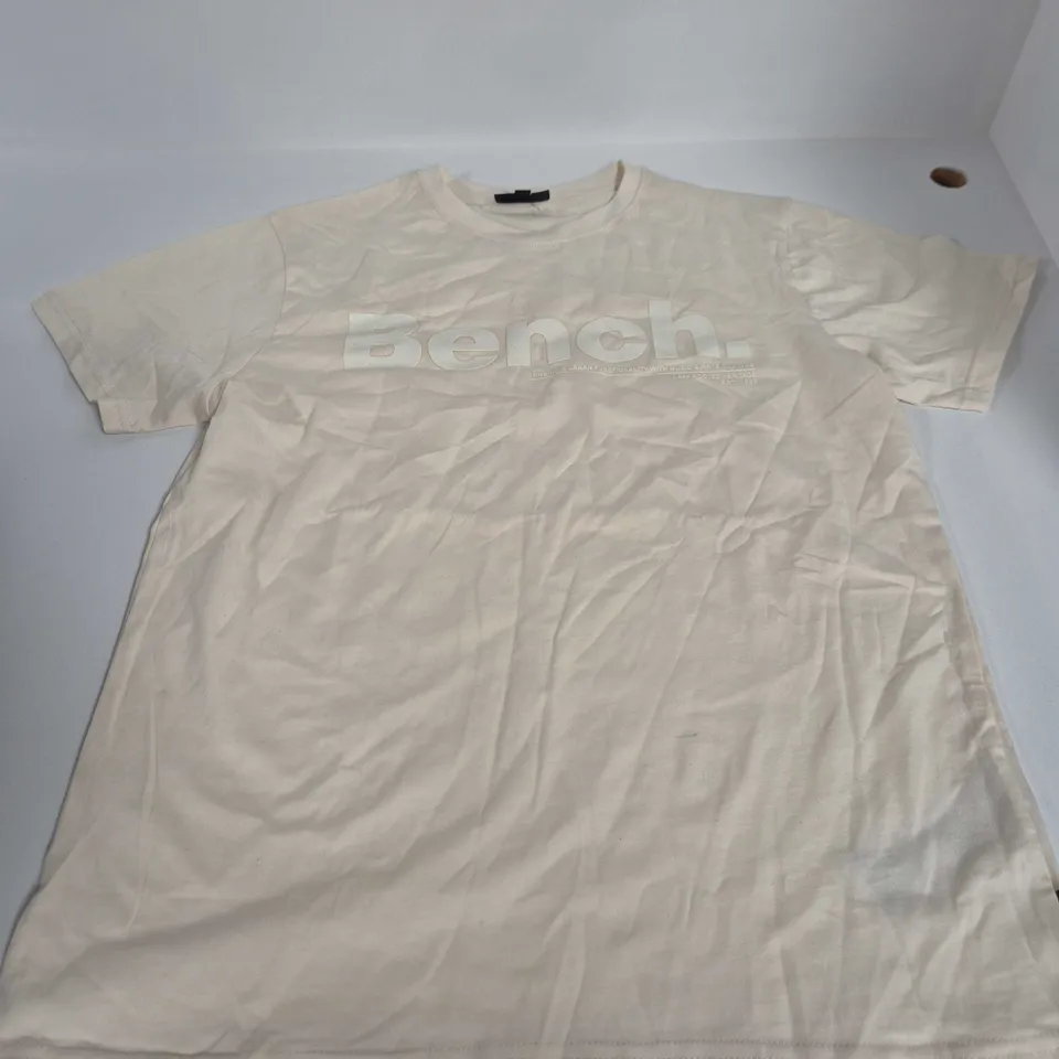 BENCH CREAM T-SHIRTS SIZE L