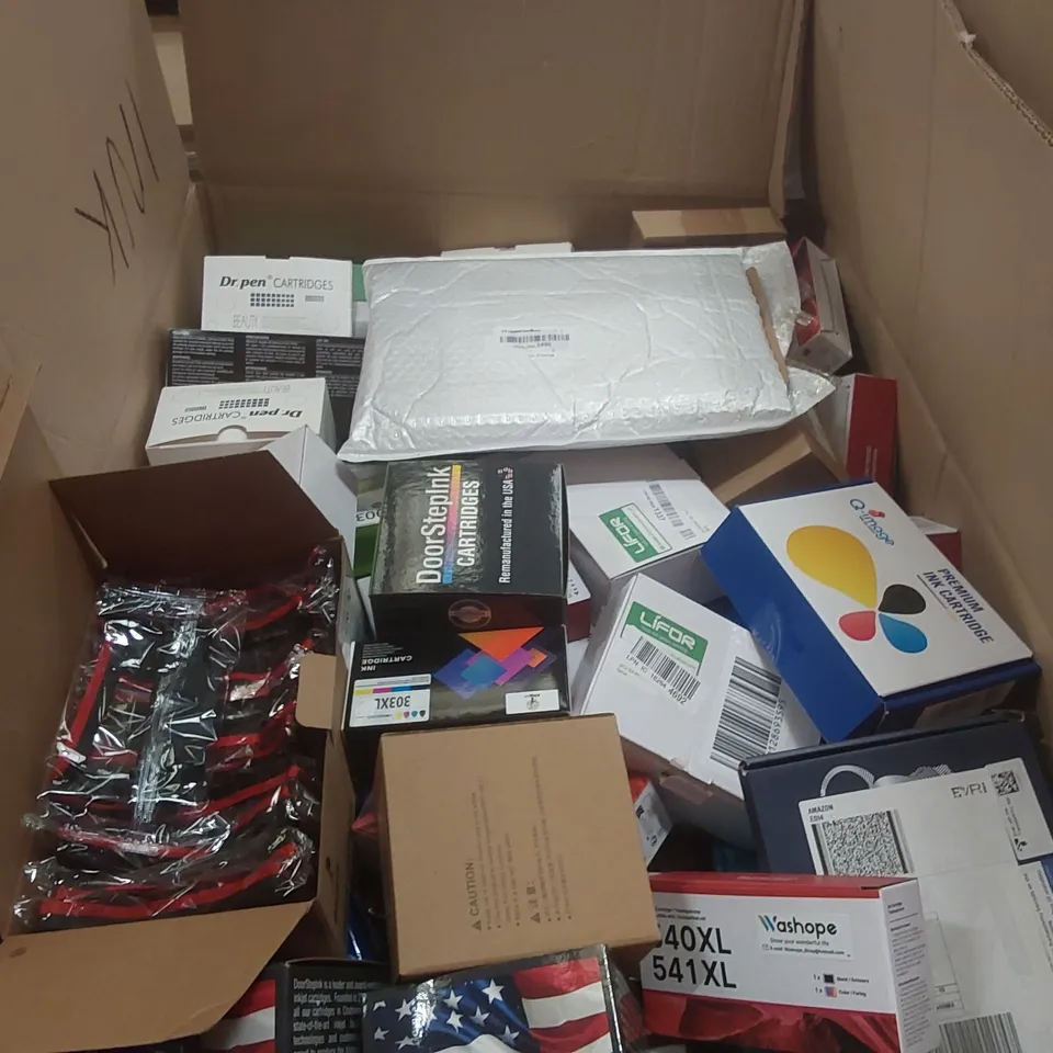 PALLET CONTAINING A VERY LARGE QUANTITY OF ASSORTED PRINTER INK CARTRIDGES ECT