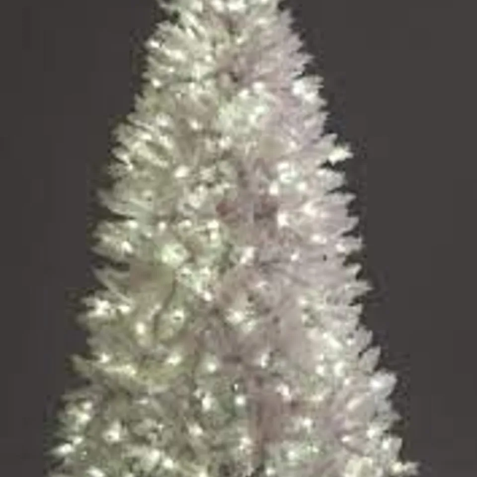 BOXED 7FT WHITE REGAL PRE-LIT CHRISTMAS TREE RRP £189.99