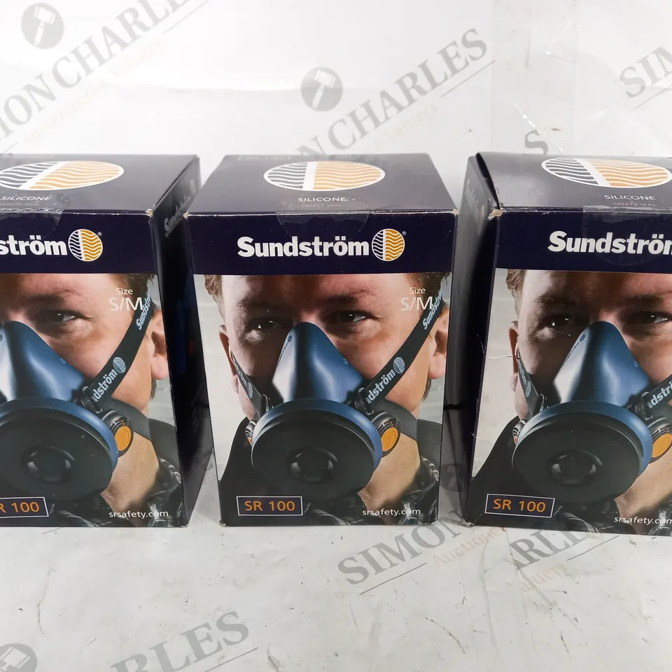 3 X SUNDSTROM SR 100 FACE MASKS 