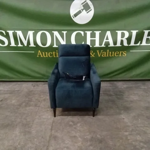 QUALITY DESIGNER ITALIAN MADE FABRIC POWER RECLINER CHAIR