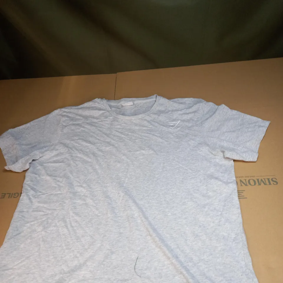 MENS GYMSHARK LOGO T-SHIRT SIZE XL