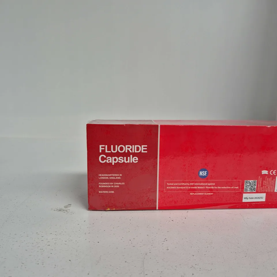 FLUORIDE CAPSULE – RED BOX, BOXED)