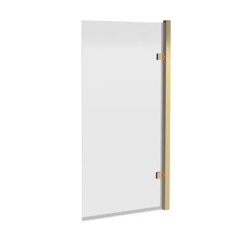 BOXED NUIE PACIFIC 83.0mm - 81.5mm W x 1520mm H SEMI-FRAMELESS TUB DOOR WITH CLEAR GLASS (1 BOX)