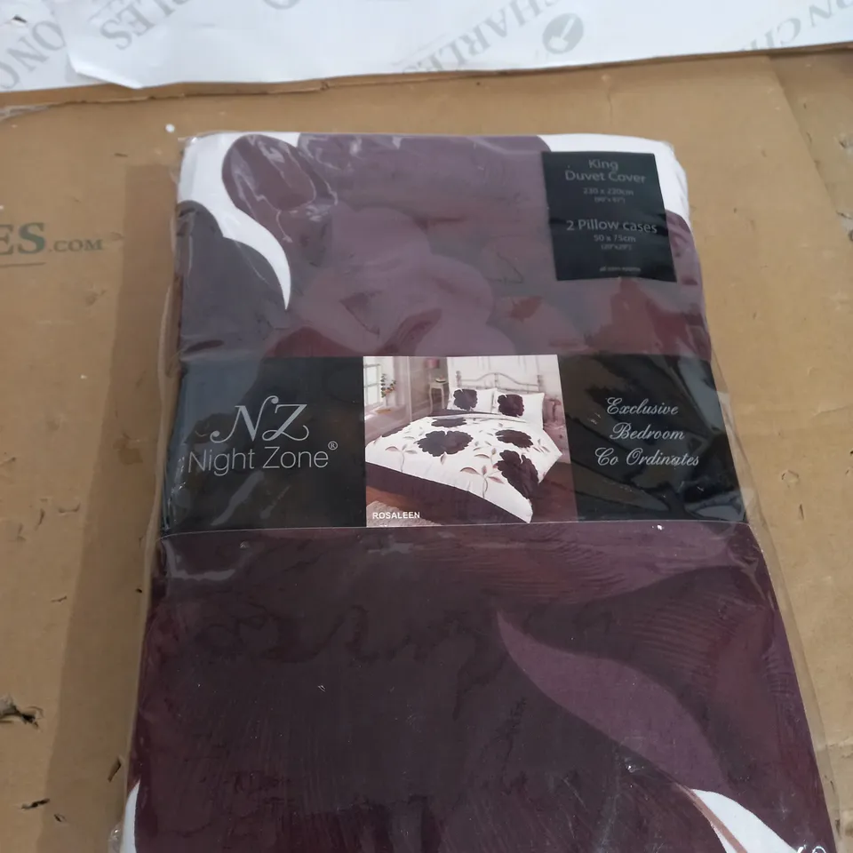 NIGHT ZONE KING DUVET COVER 