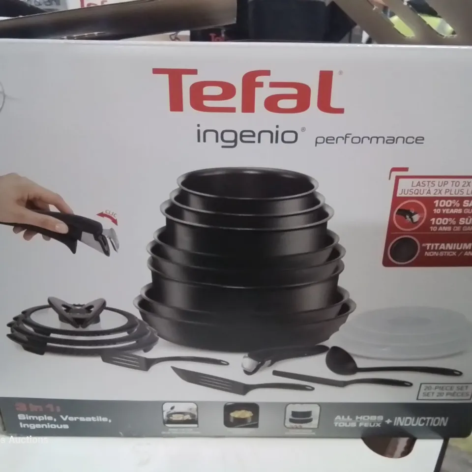 BOXED TEFAL INDENIO 3 IN 1 PAN SET