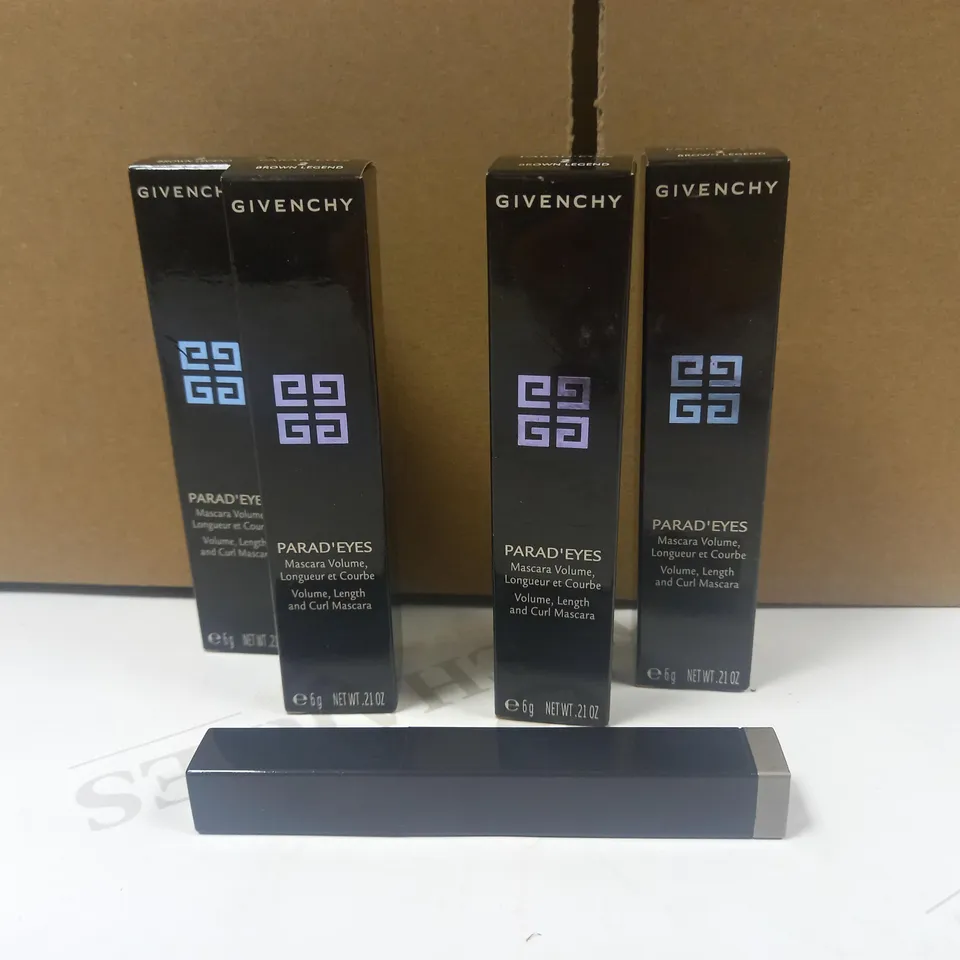 LOT OF 5 ASSORTED GIVENCHY PARAD'EYES VOLUME, LENGTH AND CURL MASCARA