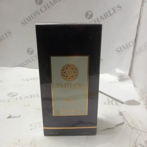 BOXED AND SEALED PHILOS PURA EAU DE PARFUM 100ML